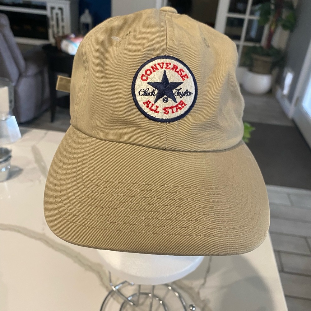 Converse Tan All Star Patch Baseball Cap